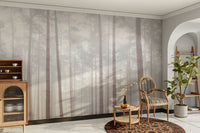 Subtle forest landscape wallpaper for walls

