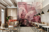 Mysterious deep vision mural

