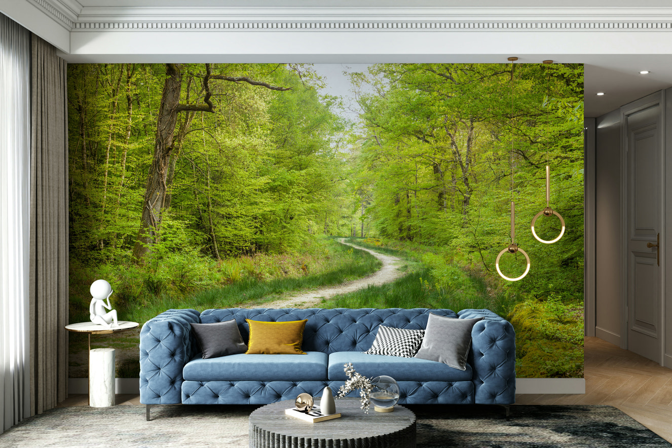 Woodland wanderlust wall mural

