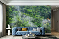 Lush greenery wall mural

