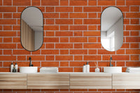 Rustic brick pattern wall mural

