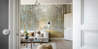 Calm woodland wallpaper for walls


