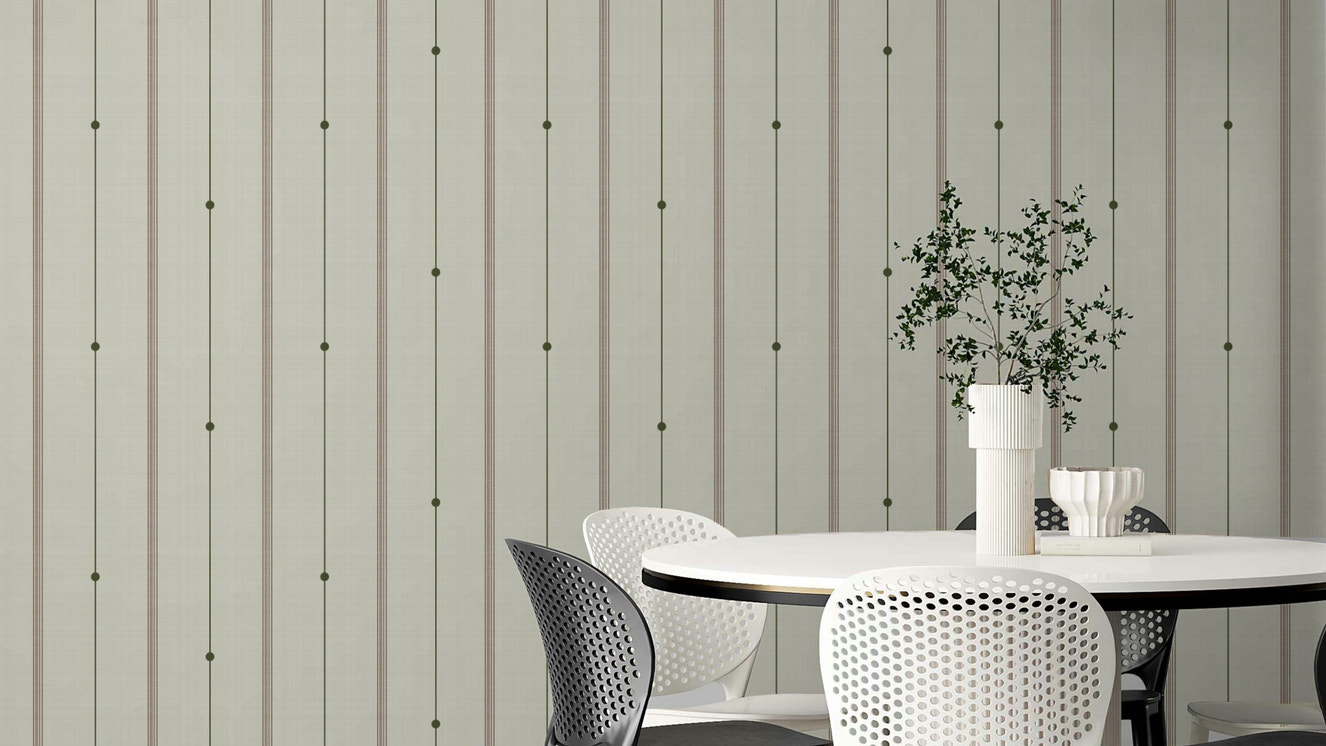 Refined Minimal Stripes Rustic Wallpaper with earthy striped design

