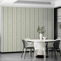 Subtle neutral stripes for a clean, classic wallpaper look

