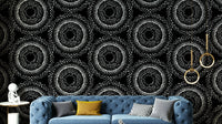 Organic Opulence Wallpaper with earthy, luxurious design

