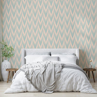 Damask wallpaper for winter décor themes and elegance

