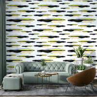 Vibrant Animalia v2 wall covering with wild animals

