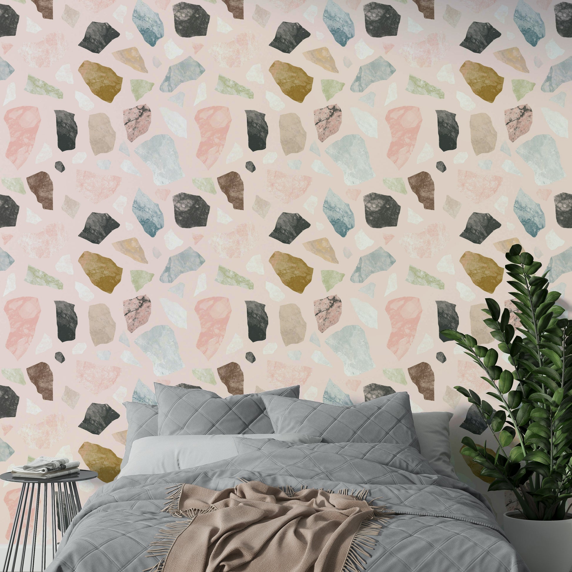 Cocceiomotiflow Wallpaper – modern and calming look

