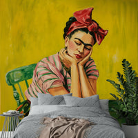 Wall art inspired by iconic Mexican portraiture

