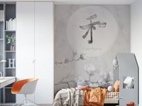 Tranquil room with Harmony Japandi-style feature wall

