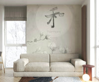 Subtle wall art blending Nordic and Japanese aesthetics

