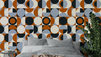 Mescolanza Wallpaper with abstract layered textures

