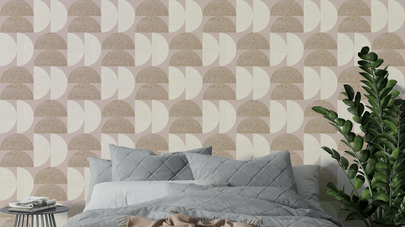 Mid Century Wallpaper with classic retro pattern

