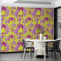 Textured botanical design in Silva Wallpaper

