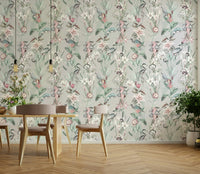 Elegant soft-toned wallpaper with subtle shapes


