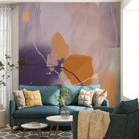 Artistic mural combining whimsy and modern design


