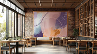 Whimsical yet refined mural for contemporary interiors

