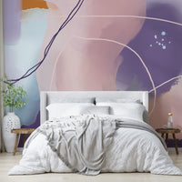 Artistic mural featuring elegant whimsy and flow

