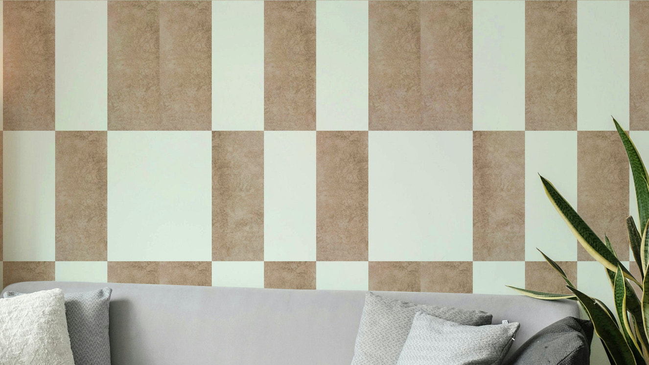 Mescolanza 19 mural wallpaper with abstract design

