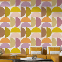 Abstract wall mural for modern artistic interiors

