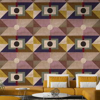 Wall mural for nostalgic, stylish interiors

