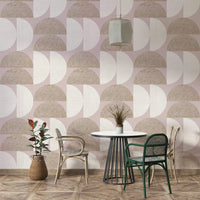Textured pattern wallpaper for calm modern homes

