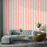 Soft blush pebble pattern wallpaper for living rooms

