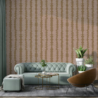 Earthy tones in Earthen Columns wallpaper for modern decor

