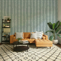 Soft pebble design wallpaper for coastal-themed rooms


