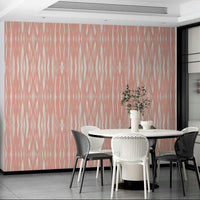 Coral wallpaper for a serene and welcoming space

