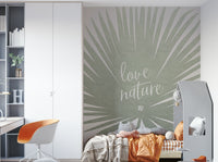 Eco-friendly Love Nature mural for modern interiors

