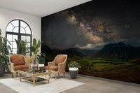 Astronomical wall mural showcasing Milky Way

