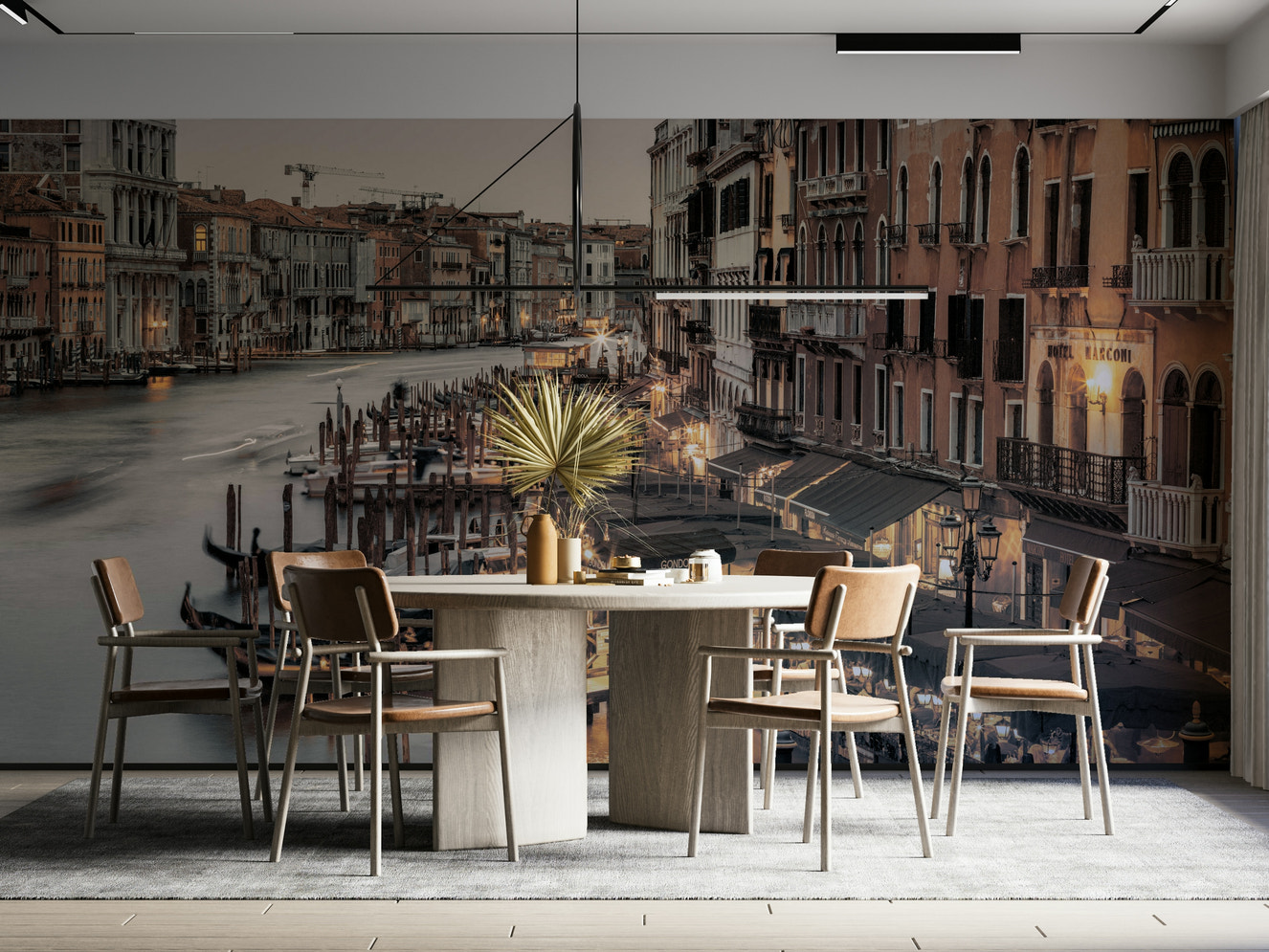 Whispers of Venice Wall Mural showcasing serene canals

