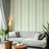 Relaxing light green and linen combination for a serene room

