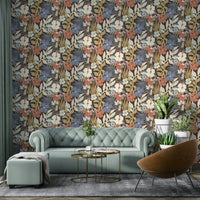 Easy-to-install wallpaper adding a stylish vintage touch

