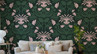 Enchanted Bloom Wallpaper with soft floral designs

