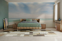 Delicate waves gently caressing the shoreline

