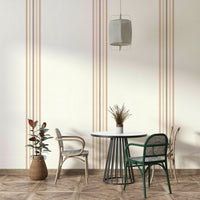 Natural vertical stripes for cozy interiors
