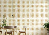 Modern beige square wallpaper design
