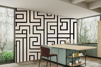 Minimalist line wallpaper for clean look
