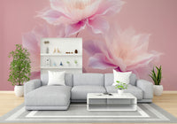 Light floral design for quiet interiors

