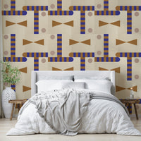 Bold geometric design for walls

