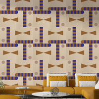 Unique maze pattern wall design

