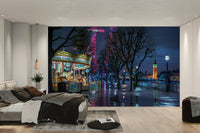 Big Ben glowing in the evening light

