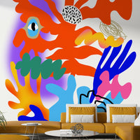 Stunning mural featuring the vastness and beauty of space

