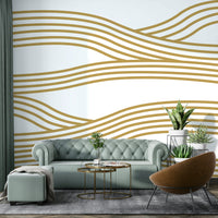 Soft beige sand mural perfect for creating a tranquil space.

