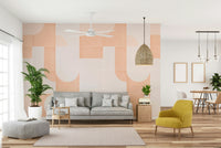 Colorful geometric tile pattern for a lively feature wall


