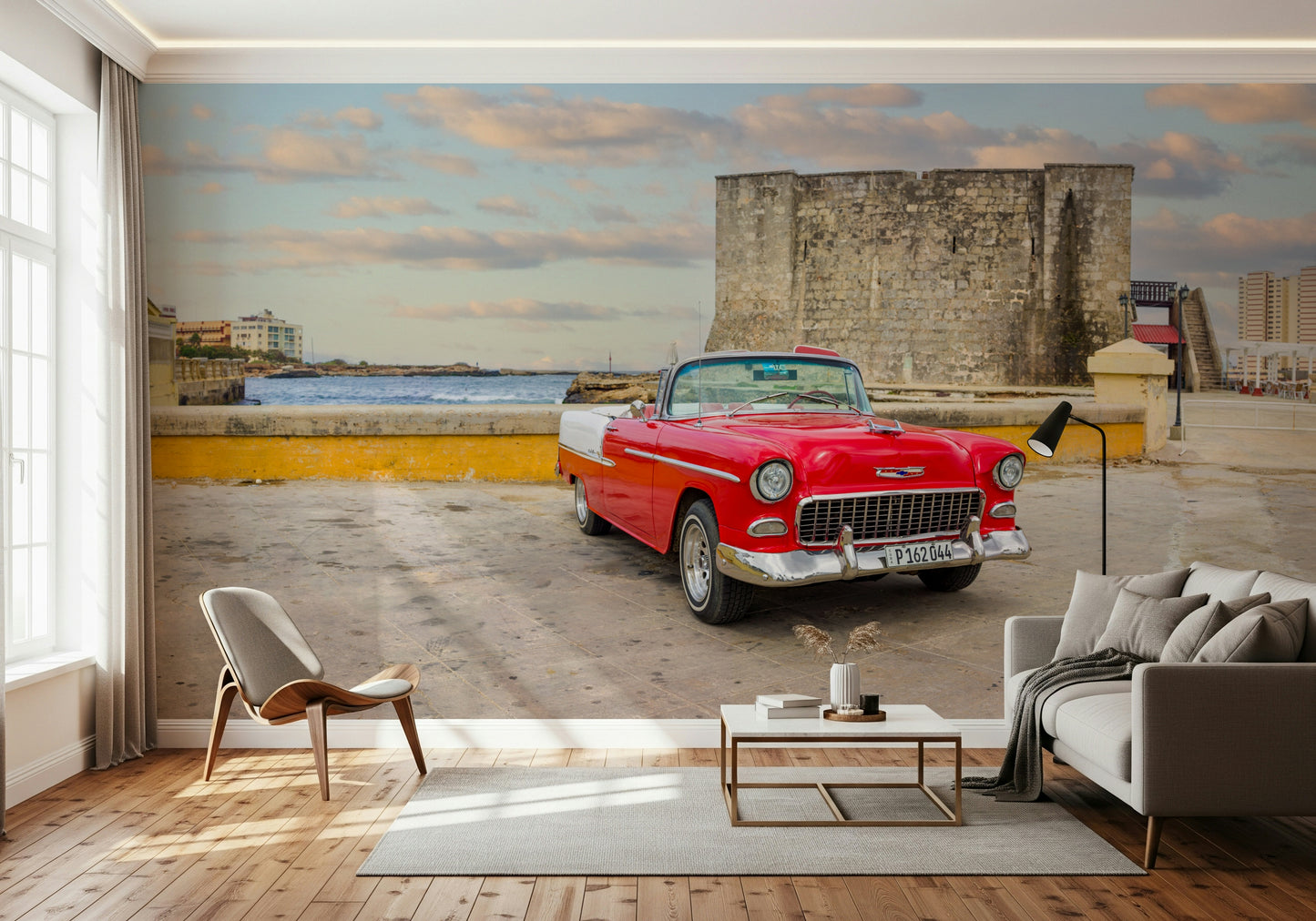 Havana's Retro Ride Wall Mural
