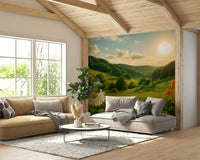 Romantic floral wallpaper for walls
