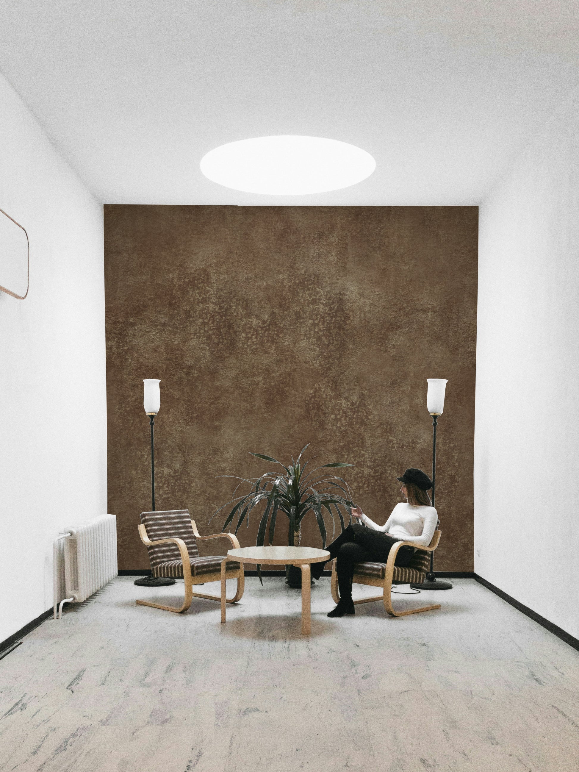 Subtle abstract mink wallpaper
